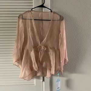 NEW 花辰序纱衣 Women Chinese Classical Dance Gauze / Sheer Mesh Top, Size S